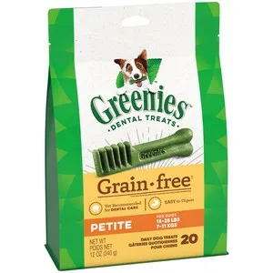 12 oz. Greenies Grain Free Petite Treat Pack - Treats